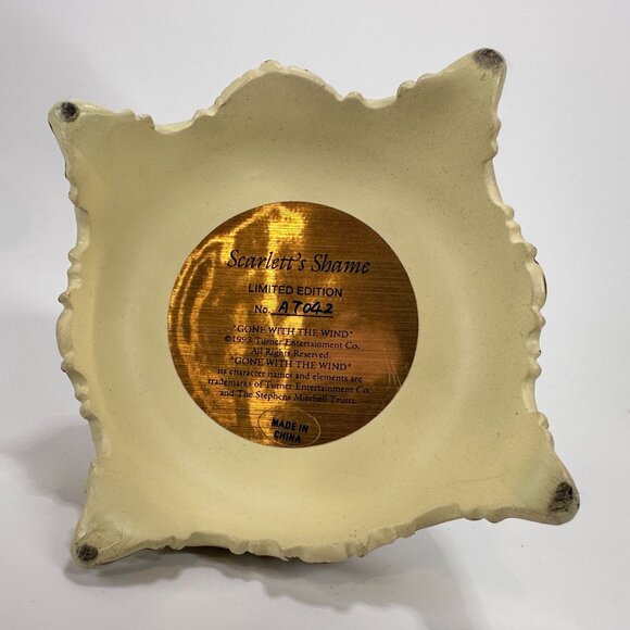 Scarlett's Shame 1993 Gone With The Wind Limited Edition #A7042 VTG Glass Dome - Picture 11 of 15